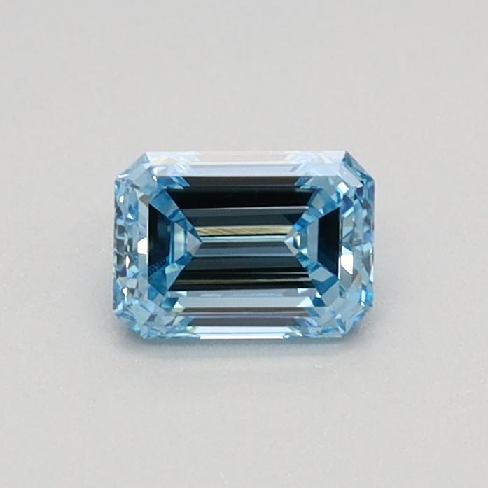 0.35 Ct. Fancy Intense Blue Emerald Lab Grown Diamond