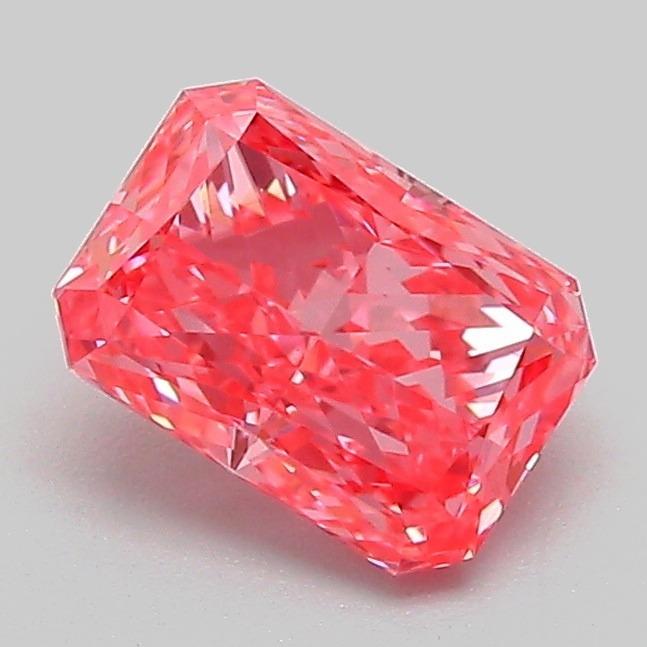 1.04 Ct. Fancy Vivid Pink Radiant Lab Grown Diamond