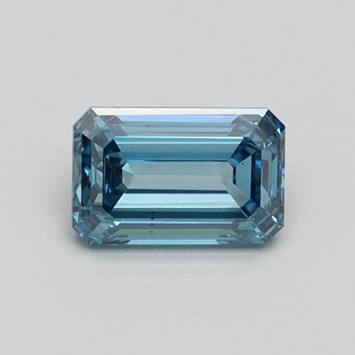 0.50 Ct. Fancy Vivid Blue Emerald Lab Grown Diamond