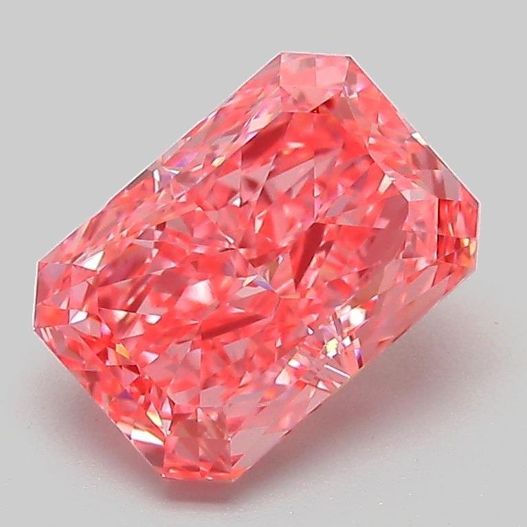 2.06 Ct. Fancy Vivid Pink Radiant Lab Grown Diamond