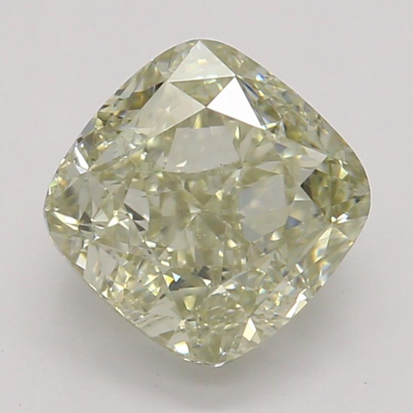 1.09 Ct. Fancy Brownish Greenish Yellow Cushion Diamond