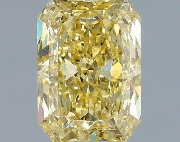 1.08 Ct. Fancy Intense Yellow Radiant Lab Grown Diamond