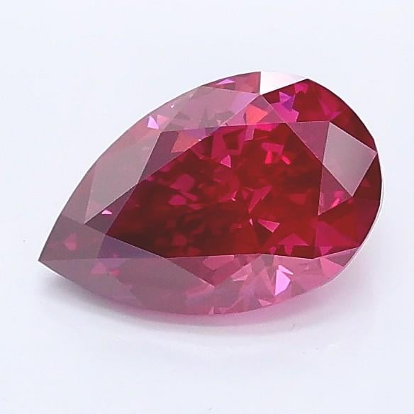 1.15 Ct. Fancy Deep Pink Pear Lab Grown Diamond