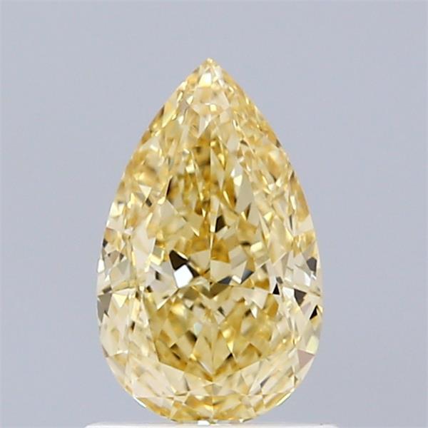 1.08 Ct. Fancy Intense Yellow Pear Lab Grown Diamond