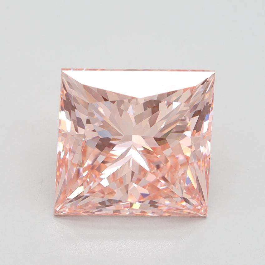 5.04 Ct. Fancy Intense Pink Princess Lab Grown Diamond