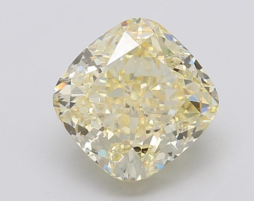 3.53 Ct. Fancy Intense Yellow Cushion Lab Grown Diamond