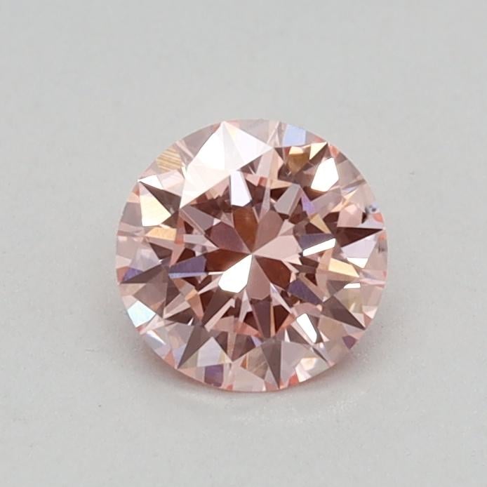 0.34 Ct. Fancy Intense Pink Round Lab Grown Diamond