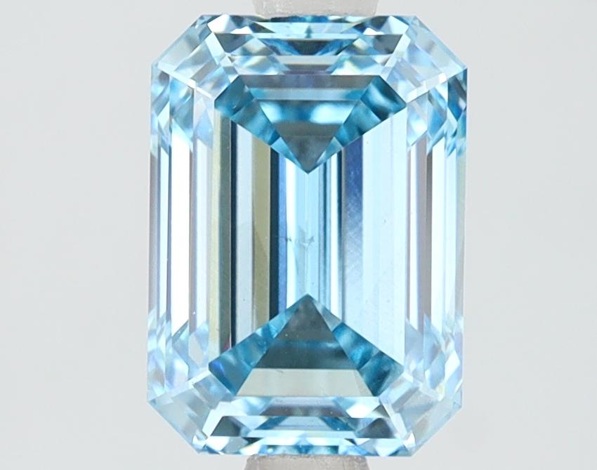 2.02 Ct. Fancy Intense Blue Emerald Lab Grown Diamond