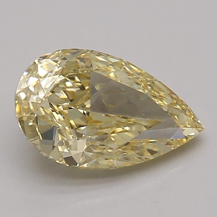1.95 Ct. Fancy Intense Yellow Pear Lab Grown Diamond