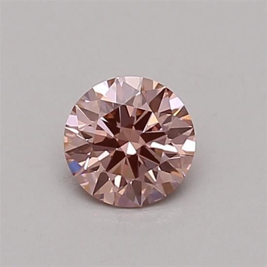 0.30 Ct. Fancy Intense Pink Round Lab Grown Diamond