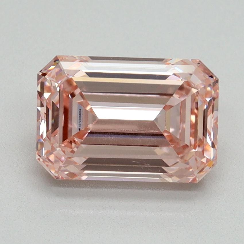 2.10 Ct. Fancy Vivid Pink Emerald Lab Grown Diamond