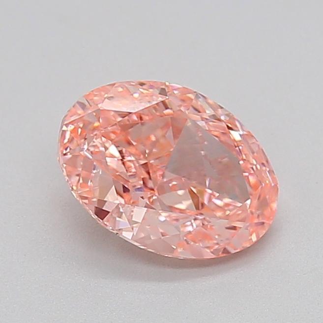 1.57 Ct. Fancy Vivid Pink Oval Lab Grown Diamond