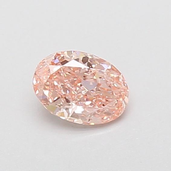 0.43 Ct. Fancy Vivid Pink Oval Lab Grown Diamond