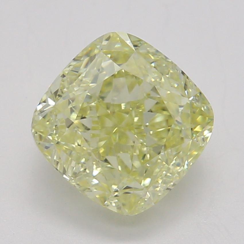 1.01 Ct. Fancy Light Yellow Cushion Diamond