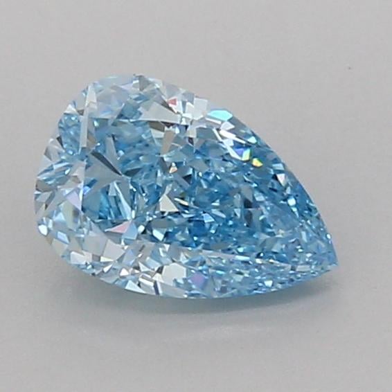 0.98 Ct. Fancy Vivid Blue Pear Lab Grown Diamond