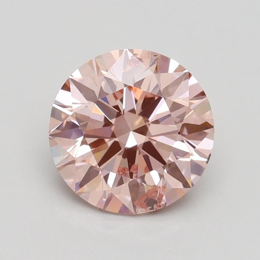 1.70 Ct. Fancy Intense Pink Round Lab Grown Diamond