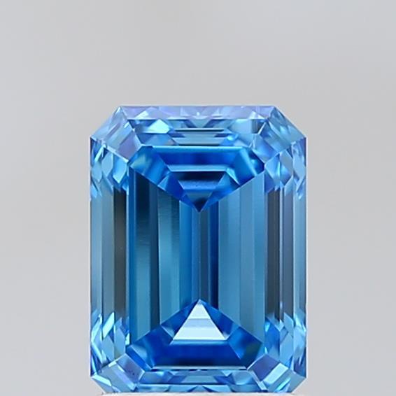 1.50 Ct. Fancy Vivid  Blue Emerald Lab Grown Diamond