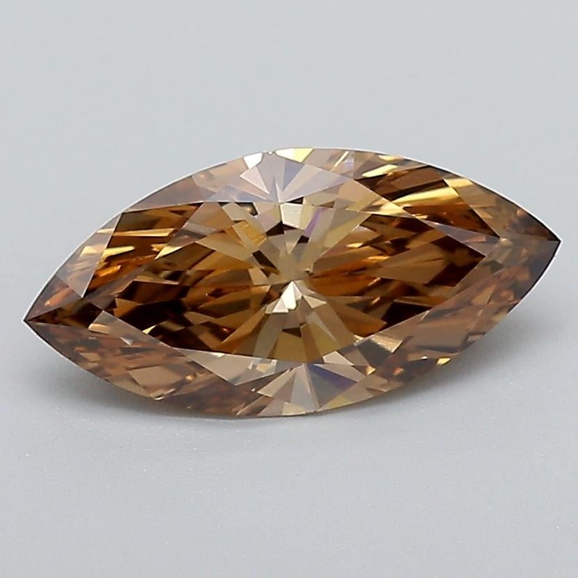 1.59 Ct. Fancy Light  Brown Marquise Lab Grown Diamond