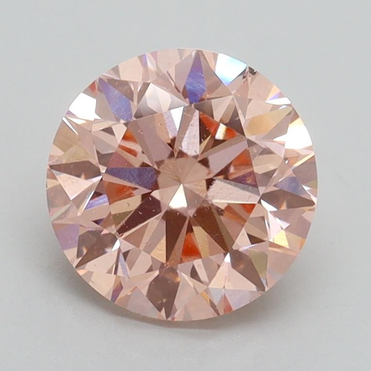 1.70 Ct. Fancy Intense Pink Round Lab Grown Diamond