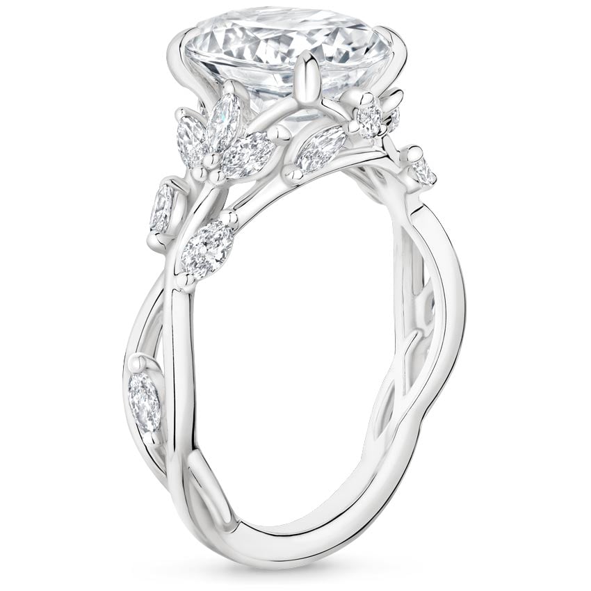 18K White Gold Secret Garden Diamond Ring (1/2 ct. tw.), large side view