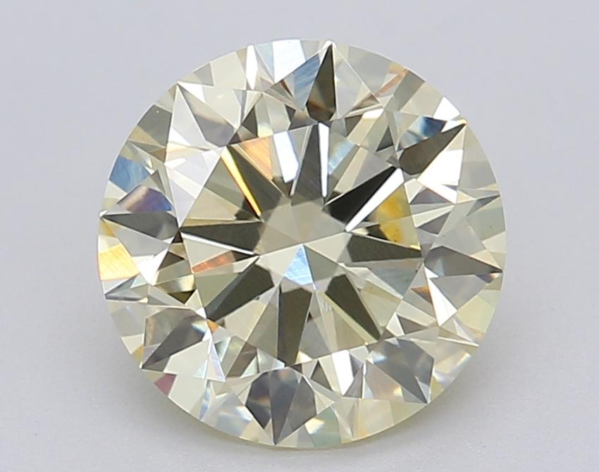 2.02 Ct. Fancy Light Yellow Round Lab Grown Diamond