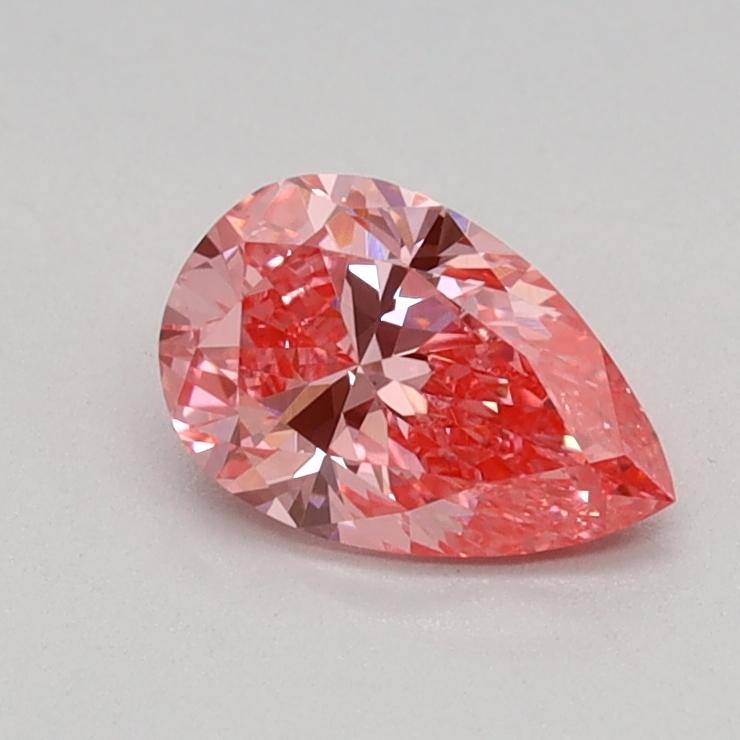 0.45 Ct. Fancy Vivid Pink Pear Lab Grown Diamond