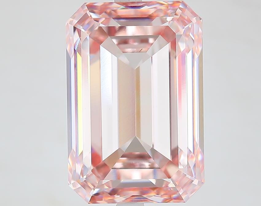 12.02 Ct. Fancy Light Pink Emerald Lab Grown Diamond