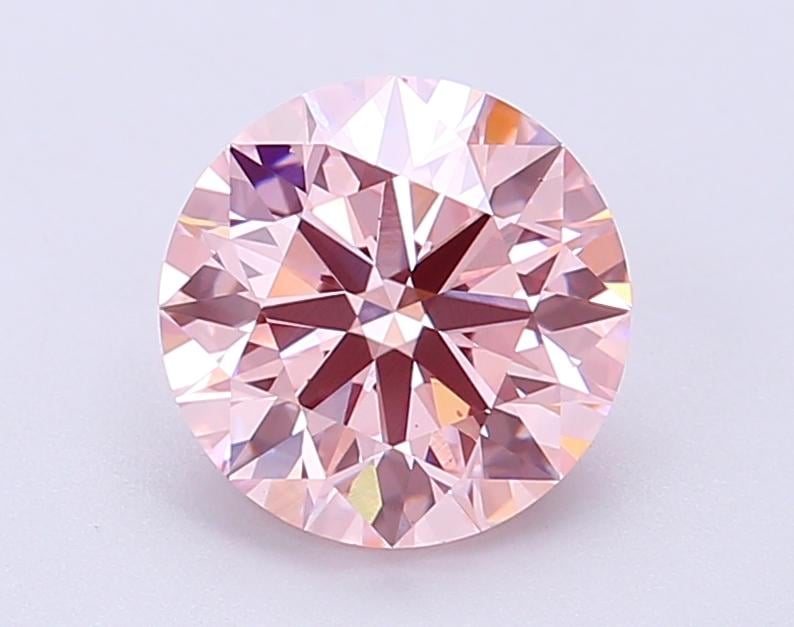 2.07 Ct. Fancy Intense Pink Round Lab Grown Diamond