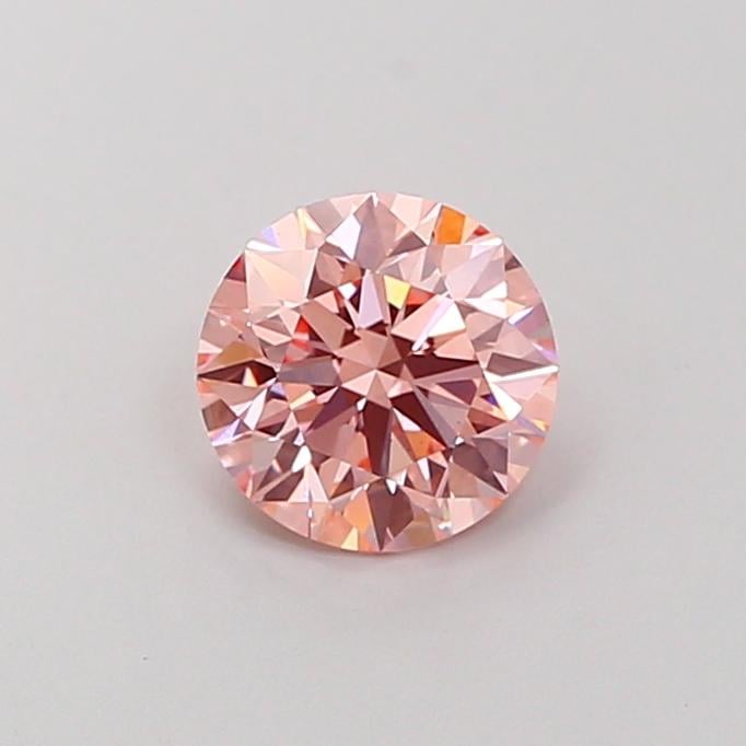 1.13 Ct. Fancy Intense Pink Round Lab Grown Diamond