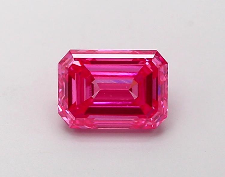 1.02 Ct. Fancy Vivid Pink Emerald Lab Grown Diamond
