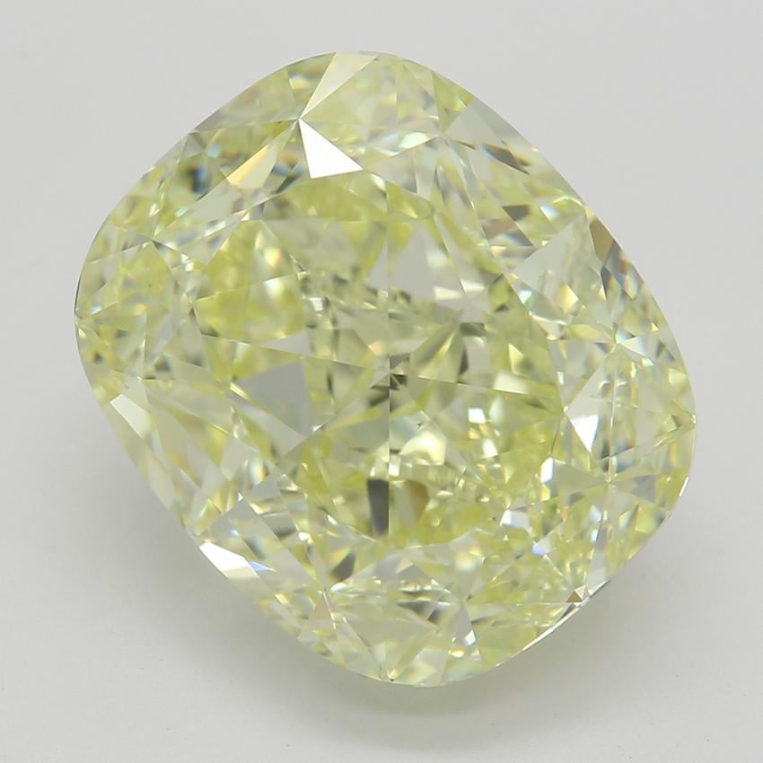 7.03 Ct. Fancy Light Yellow Cushion Diamond