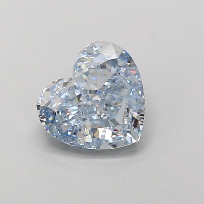 1.16 Ct. Fancy Intense  Blue Heart Lab Grown Diamond