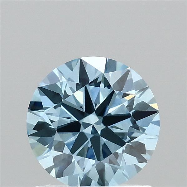 1.08 Ct. Fancy Vivid Blue Round Lab Grown Diamond