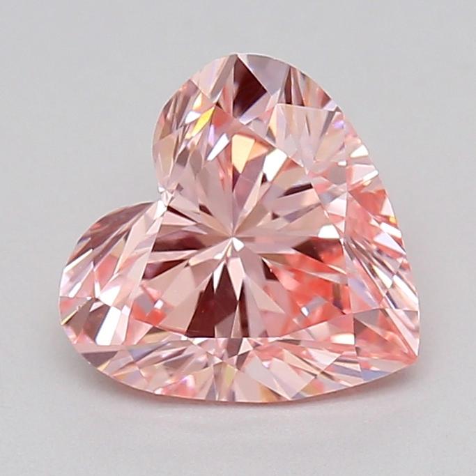 1.04 Ct. Fancy Vivid  Pink Heart Lab Grown Diamond