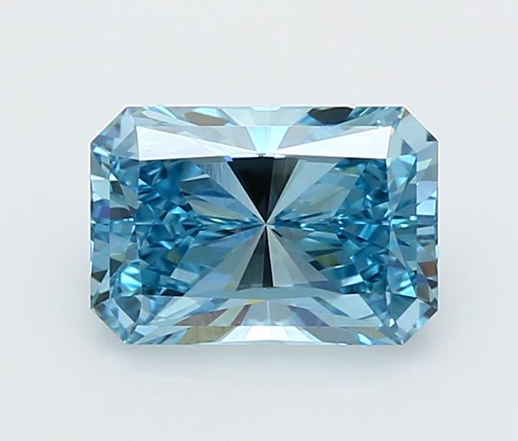 2.04 Ct. Fancy Vivid  Blue Radiant Lab Grown Diamond