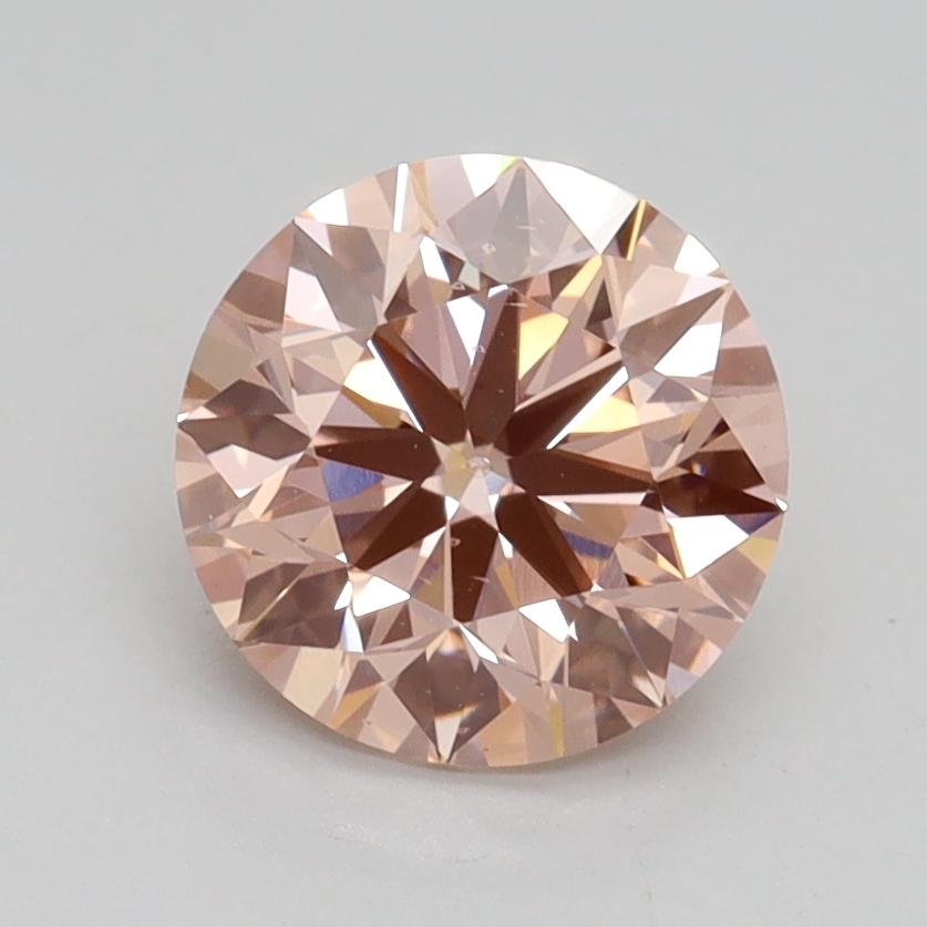 1.52 Ct. Fancy Intense Pink Round Lab Grown Diamond