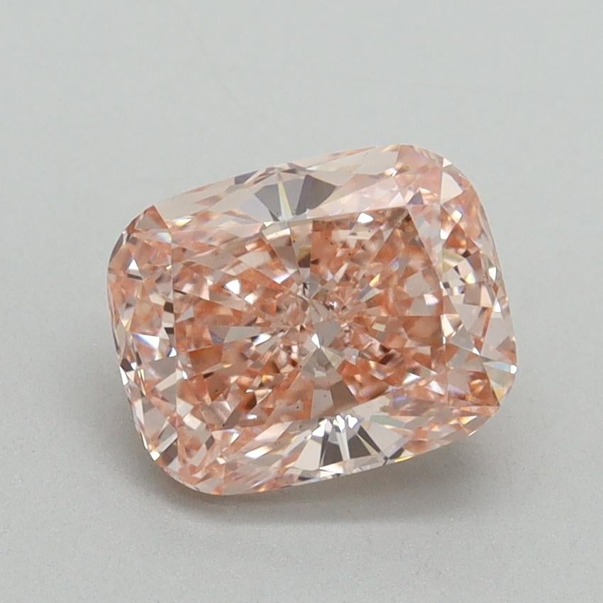 1.73 Ct. Fancy Vivid Pink Cushion Lab Grown Diamond