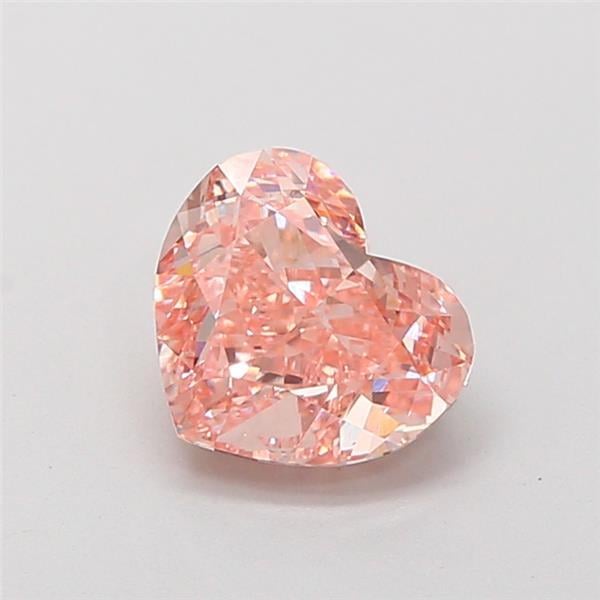 1.83 Ct. Fancy Vivid Pink Heart Lab Grown Diamond