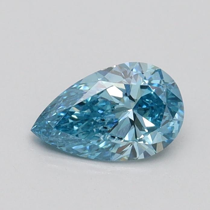 0.50 Ct. Fancy Intense Blue Pear Lab Grown Diamond