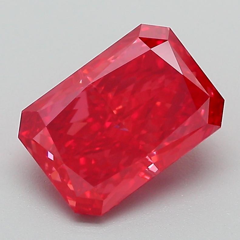2.10 Ct. Fancy Vivid Pink Radiant Lab Grown Diamond