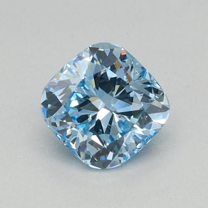 0.43 Ct. Fancy Intense Blue Cushion Lab Grown Diamond