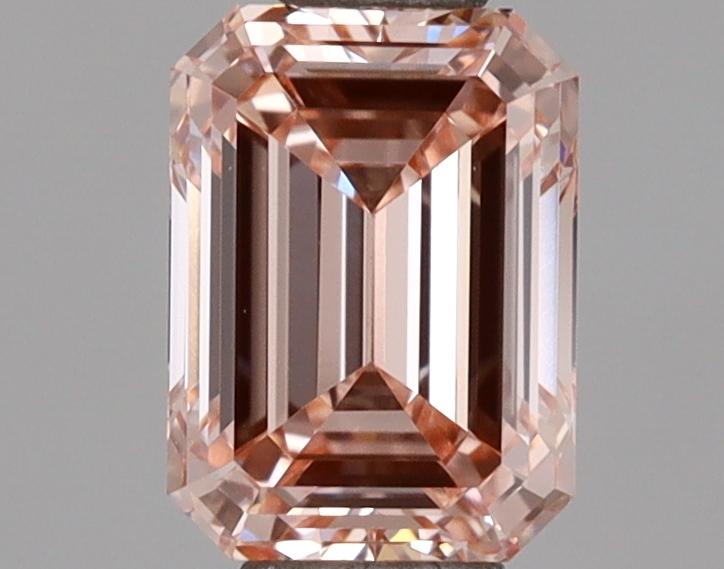 1.00 Ct. Fancy Intense Pink Emerald Lab Grown Diamond
