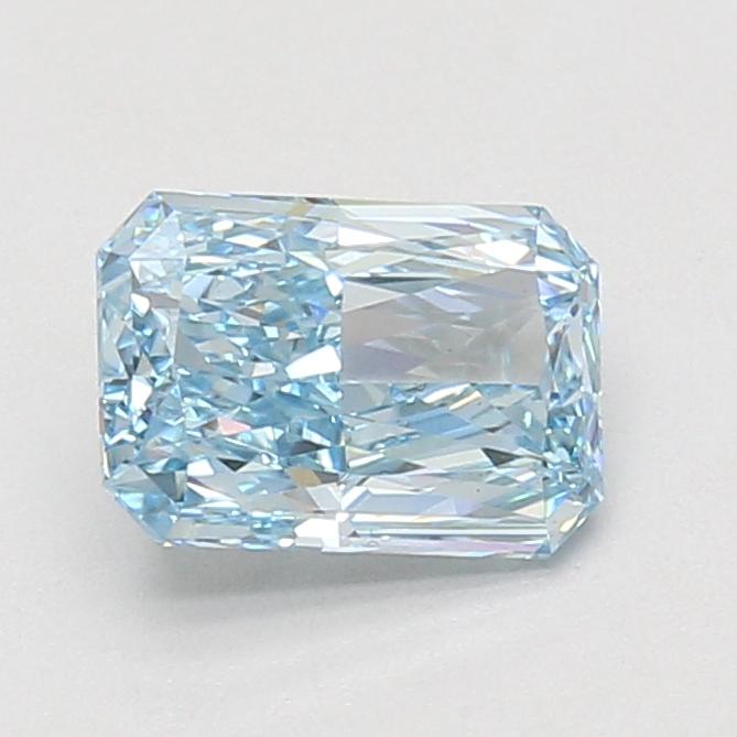 1.59 Ct. Fancy Vivid Blue Radiant Lab Grown Diamond