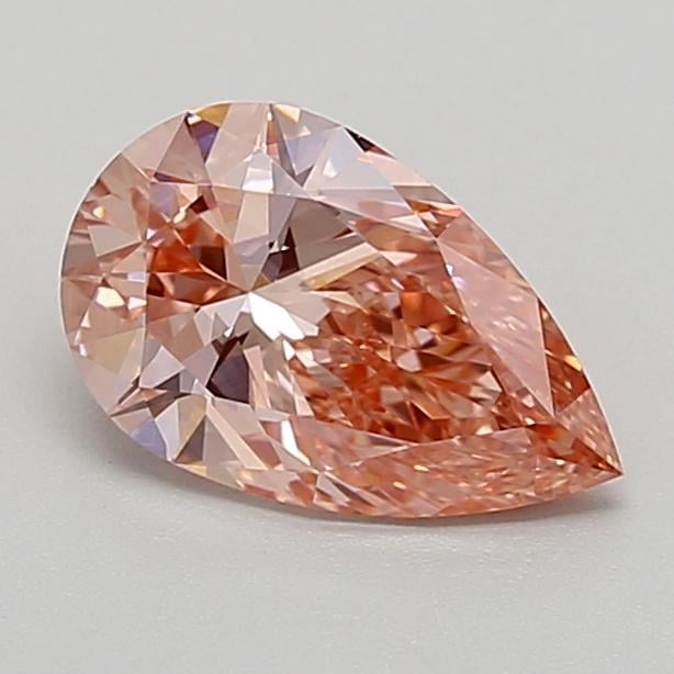 1.53 Ct. Fancy Vivid  Pink Pear Lab Grown Diamond