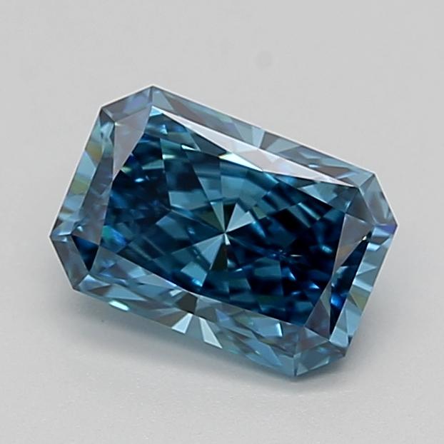 1.52 Ct. Fancy Vivid  Blue Radiant Lab Grown Diamond