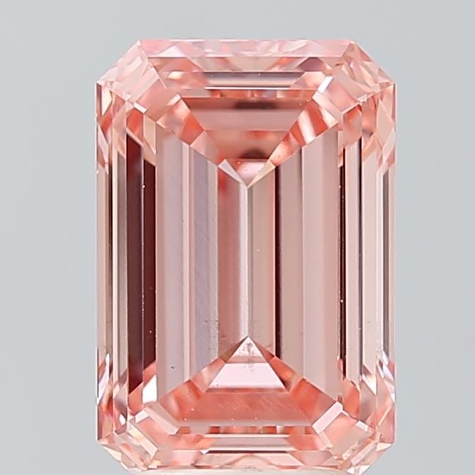 4.04 Ct. Fancy Intense Pink Emerald Lab Grown Diamond