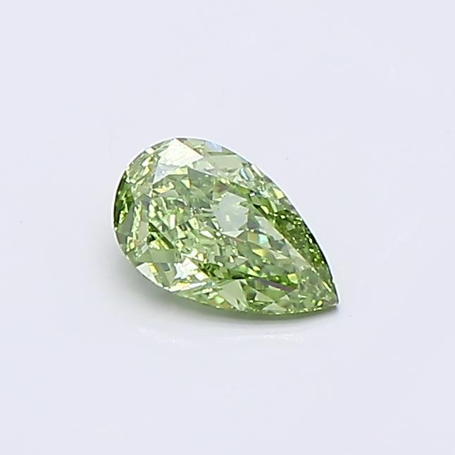 0.36 Ct. Fancy Vivid Green Pear Lab Grown Diamond