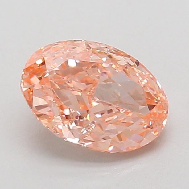 1.45 Ct. Fancy Vivid Pink Oval Lab Grown Diamond