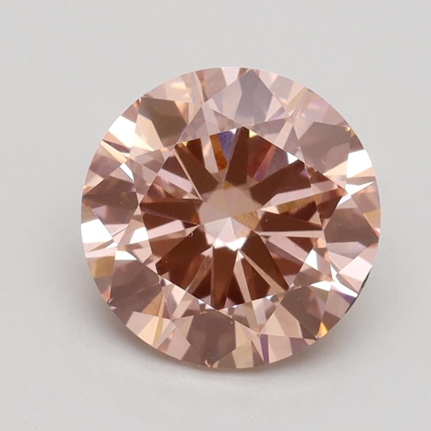 2.00 Ct. Fancy Intense Pink Round Lab Grown Diamond