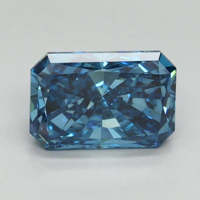 2.12 Ct. Fancy Vivid Blue Radiant Lab Grown Diamond
